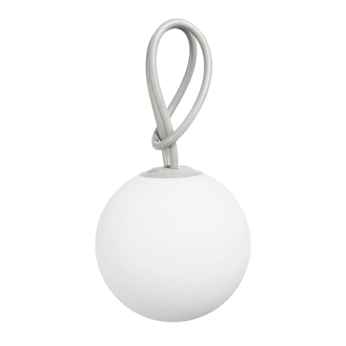 Fatboy Drahtlos und wiederaufladbar mit LED-Beleuchtung (Sie müssen sie nur über das USB-Portal oben aufladen, um bis zu 24 Stunden Zeit zu haben) Hellgrau von Fatboy