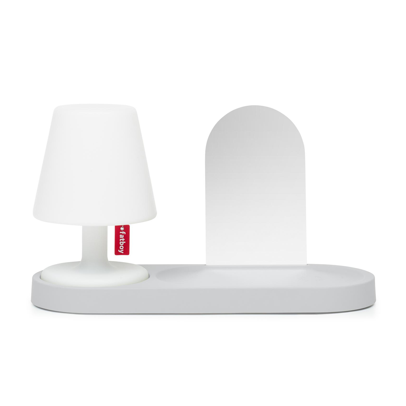 Fatboy - Edison the Petit Residence Ablagebord LED Leuchte - hellgrau/LxBxH 46x17,5x25,1 cm von Fatboy