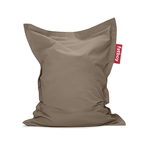 Fatboy® Junior Stonewashed Taupe | Original Nylon-Sitzsack | Klassisches Indoor Sitzkissen speziell für Kinder | 130 x 100 cm von Fatboy