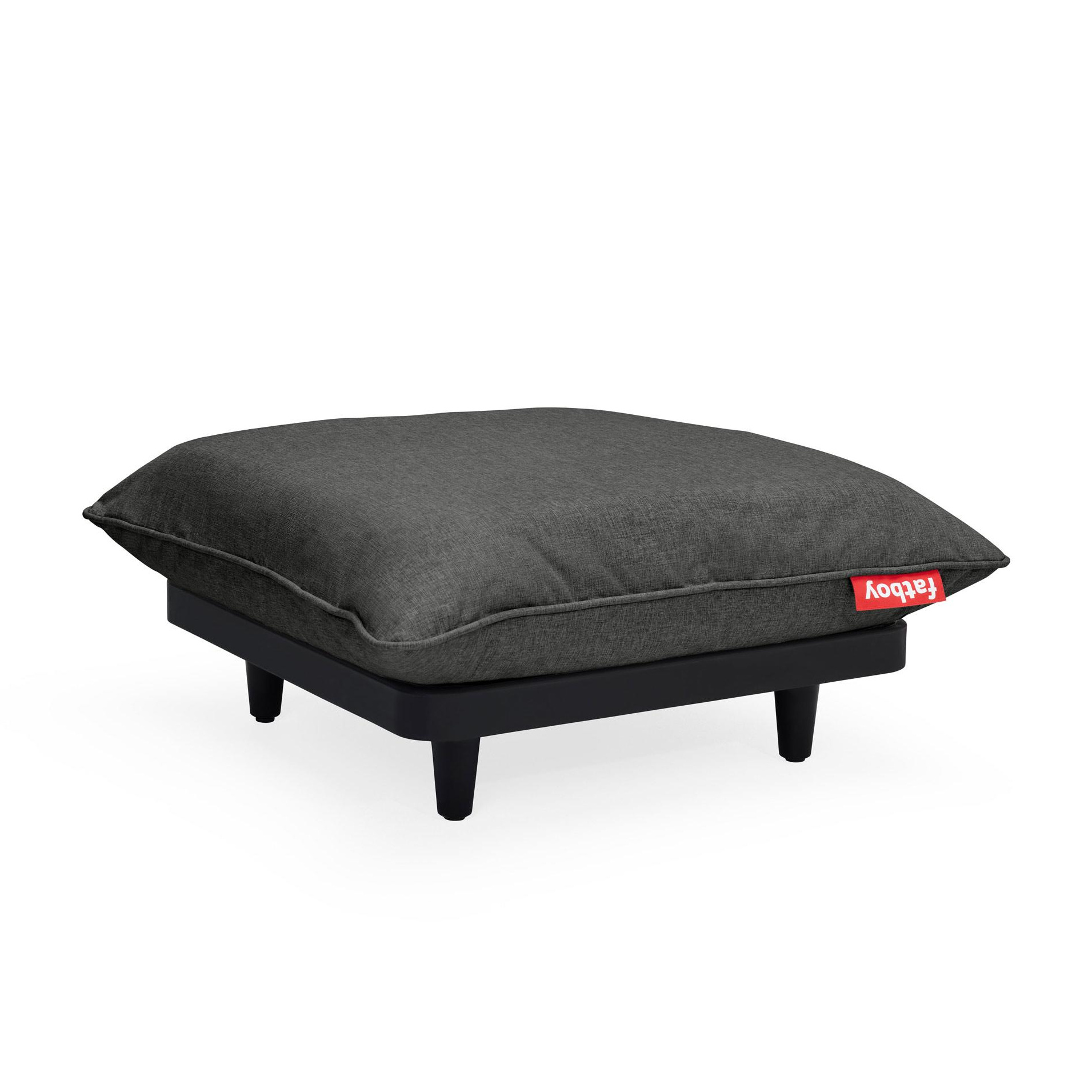 Fatboy - Paletti Outdoor Hocker - gewittergrau/pulverbeschichtet/LxBxH 90x90x45cm von Fatboy