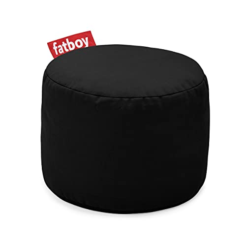 Fatboy® Point Hocker Nylon Black | Runder Sitzhocker | Trendiger Poef/Fußbank/Beistelltisch | 35 x ø 50 cm von Fatboy