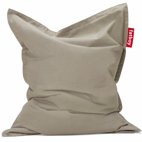 Fatboy Sitzsack Original Sitzkissen Relaxsessel Outdoorkissen Outdoor Grey Taupe B-Ware von Fatboy