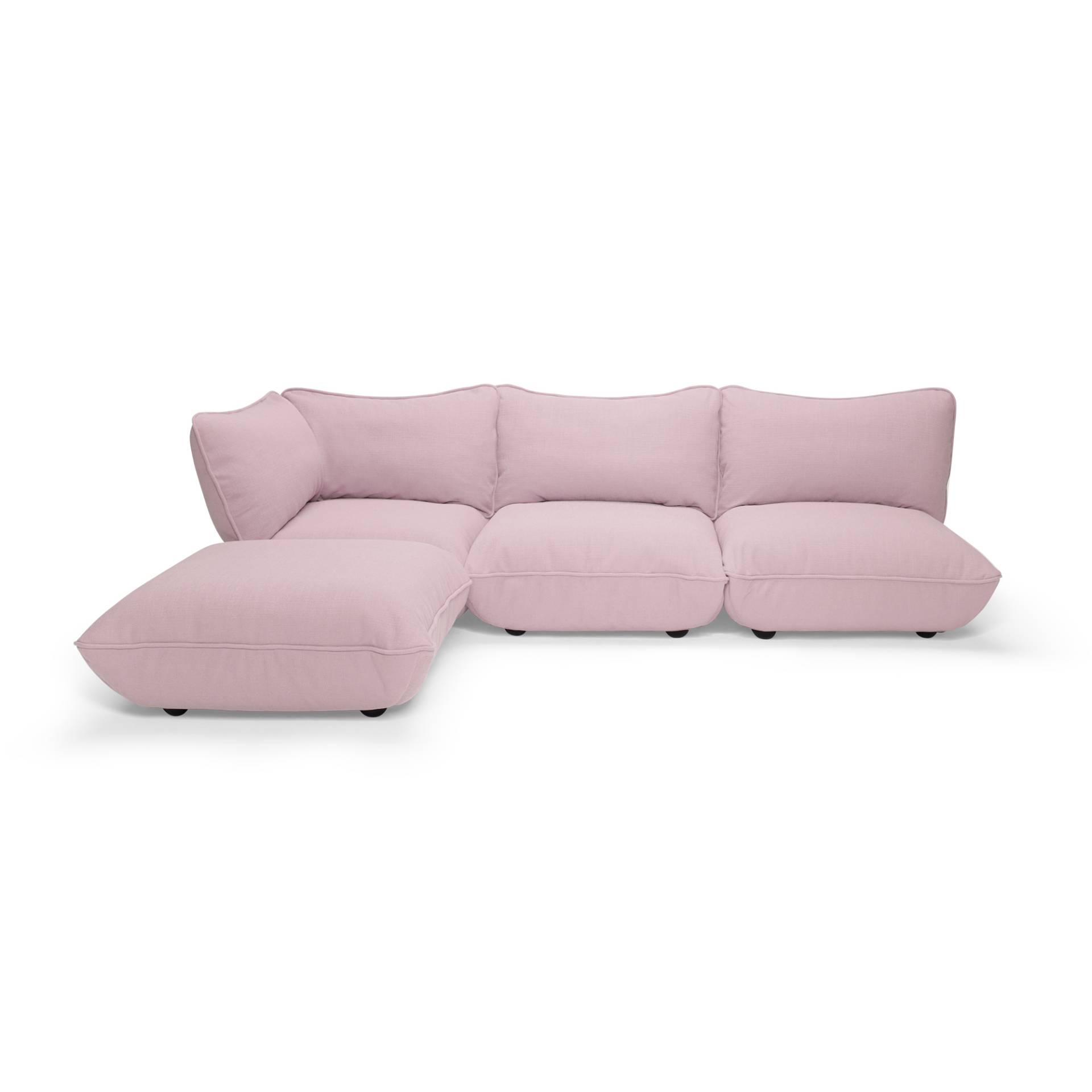 Fatboy - Sumo Ecksofa - bubble pink/LxBxH 301x108x90cm von Fatboy