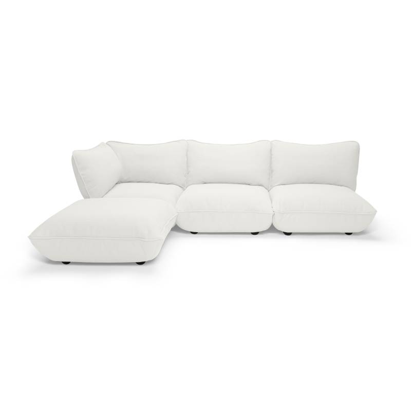 Fatboy - Sumo Ecksofa - limestone/LxBxH 301x108x90cm von Fatboy