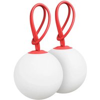 [NEUWERTIG] B-Ware Fatboy Bolleke Led Hängeleuchte Pendellampe Outdoor Lampe Leuchte Rot Duo Pack von Fatboy