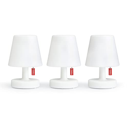 Fatboy® Edison the Mini | Kleine Tischlampe Weiß | Wiederaufladbare Mini LED Lampen | Tischleuchten Set für Innen und Außen | von Fatboy