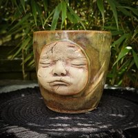 Mondgesicht Organizer Blumentopf Handmade Keramik Topf Pagan Wicca Witchcraft Larp Bg3 Dnd Mondgesicht Organizer Blumentopf Handmade Keramik Topf Pagan Wicca Witchcraft Larp Bg3 Dnd von FatumFatalis