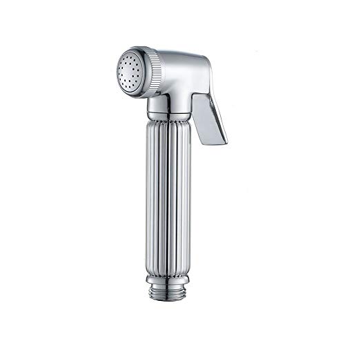 WC Bidets Handbrausenspray, Messing Toilettenbidets für Toiletten Gerät tragbare Dusche Handarmaturen Bidet Sitz,A von Faucet