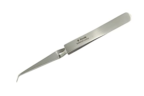 Faude Haltepinzette spitz gebogen 12cm Edelstahl rostfrei Faude Haltepinzette spitz gebogen 12cm Edelstahl rostfrei von Faude