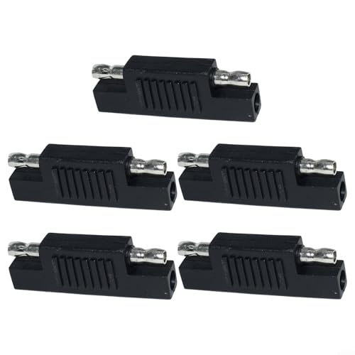 12 V 24 V SAE-Polaritäts-Umkehradapter für Solarstromanlagen, zur Umwandlung von Polarität in Solar-Ladegerät-Anschlüssen, Batterieautos und Außenbeleuchtung SAE-Kabel (5 Stück) von Fauhapyway
