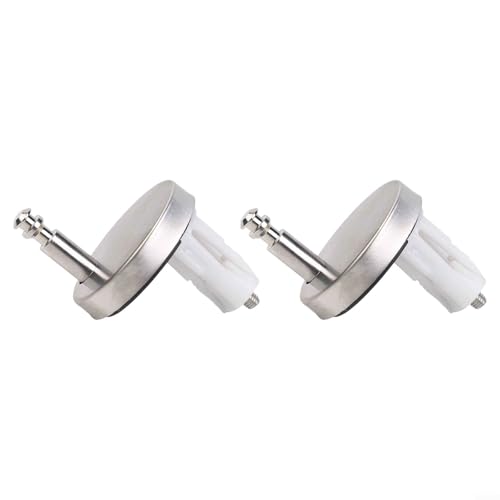 2 Stück WC-Deckelscharnierschrauben Ersatz mit Edelstahl-Befestigungsschrauben für Standard-WC-Deckelscharniere an der Wand oder an der Wand aufgehängt Toiletten (B 55 mm) von Fauhapyway