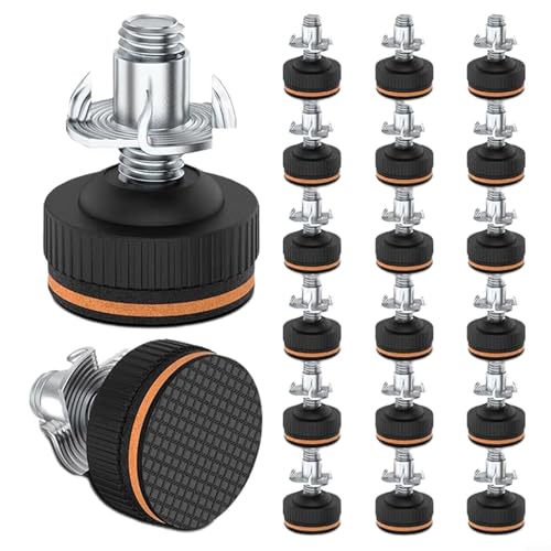 20 Stück verstellbare Möbelfüße mit Bodenschonern, Lösung für unebene Böden in Ihrem Zuhause 20 Stück verstellbare Möbelfüße mit Bodenschonern, Lösung für unebene Böden in Ihrem Zuhause von Fauhapyway