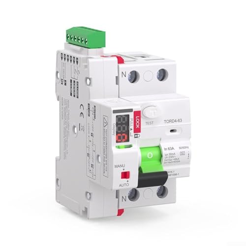 30mA RCCB Auto Reclose 2P Typ A Modularer Leistungsschalter für Smart Energy Solutions (40A) von Fauhapyway