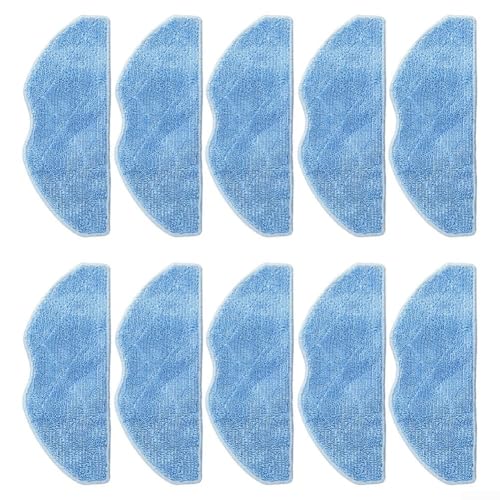4/10 Stück Wischmopp-Pads für MEDION X10 SW Staubsauger, kompatible Ersatztücher (10 Stück) von Fauhapyway