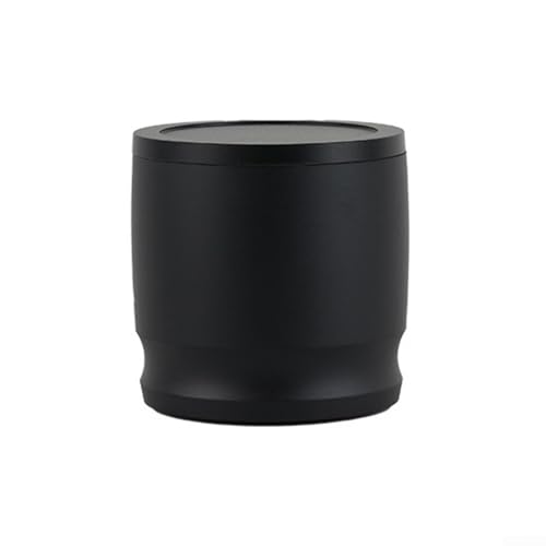 58 mm Sammler für Kaffeesatz mit Deckel, außergewöhnliches Design für Mahlwerke, perfekt für sauberes Brühen (schwarz) von Fauhapyway