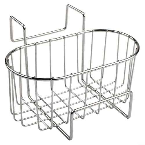 Abflusskorb aus Edelstahl für Schwämme und Geschirrtücher in Ihrer Küche (Silber) von Fauhapyway