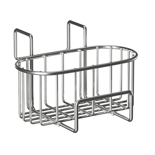 Abflusskorb aus Edelstahl für Schwämme und Geschirrtücher in Ihrer Küche (grau) von Fauhapyway