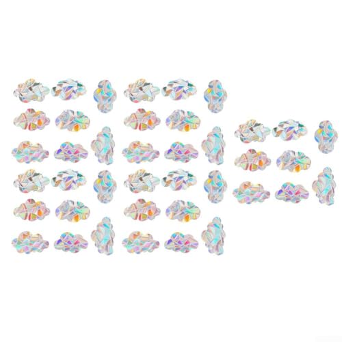 Bunte 3D-Fensteraufkleber zur Vermeidung von Vogelkollisionen, einfache Anwendung mit statischer Haftung, einzigartiges Design (5 Sets) von Fauhapyway