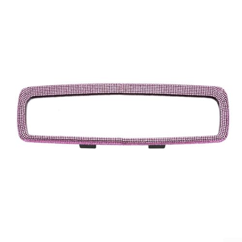 Dekorative Auto-Rückspiegel-Abdeckung mit bunten Strasssteinen für einen schicken Look (Rosa) von Fauhapyway