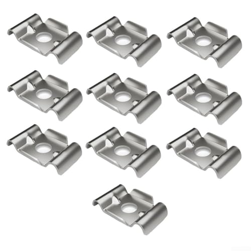 Doppelstab-Pad-Zaunklemme, zuverlässige Befestigungslösung für 28 32 mm große Öffnungen beim Zäunen (304) von Fauhapyway