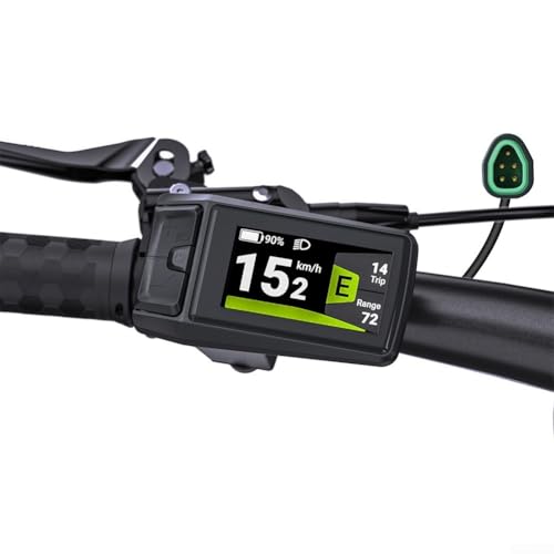 EBike DPC080 LCD-Bildschirm für Bafang Motors M620 M625 M560 M510, IPX7 wasserdicht, CAN-Protokoll von Fauhapyway