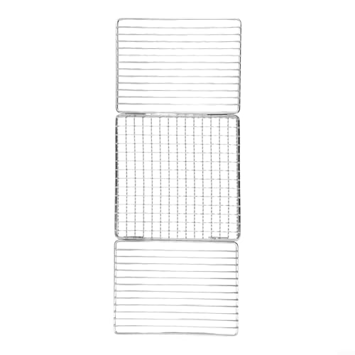 Edelstahl Grillrost 50x20cm mit Tasche für Camping und Outdoor Kochen Edelstahl Grillrost 50x20cm mit Tasche für Camping und Outdoor Kochen von Fauhapyway