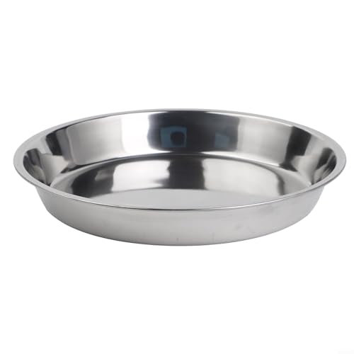 Edelstahl-Tablett für kommerzielle Verwendung, nicht magnetisch, Kaltkrusten-Design für Gastronomie (28 cm) von Fauhapyway