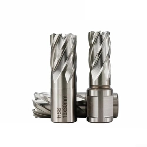 Effizienter HSS-Hohlbohrer für präzise geschliffene Zähne und reduzierte Vibrationen (42 × 30 mm) von Fauhapyway