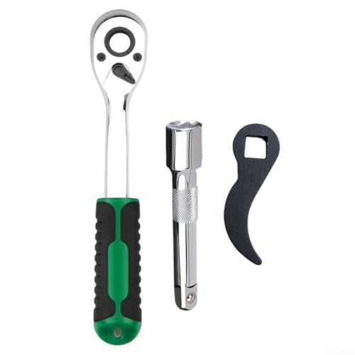 Effizientes 3-teiliges Stemmeisen-Adapterkopf-Werkzeug-Set mit zusätzlicher Verlängerung für Autoreparaturen (0,95 cm) von Fauhapyway
