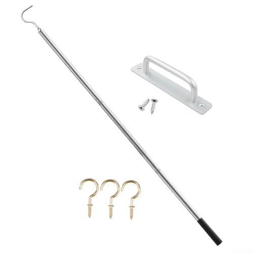 Effizientes Dach für Fenster zum Herunterziehen mit stabiler Edelstahlstange und einfachen Installationshaken von Fauhapyway