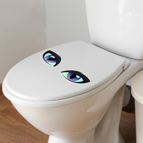 Einzigartige Badezimmer-WC-Aufkleber mit kreativen blauen Augen für eine herrliche Atmosphäre Einzigartige Badezimmer-WC-Aufkleber mit kreativen blauen Augen für eine herrliche Atmosphäre von Fauhapyway