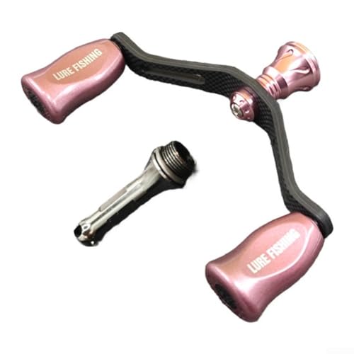 Ersatz-Doppel-Wippgriff mit Balance-Bar, 29 g, Kohlefaser für EXLSTLT für FUEGO Angelausrüstung, Upgrade (Rosa) von Fauhapyway