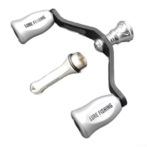 Ersatz-Doppel-Wippgriff mit Balance-Bar, 29 g, Kohlefaser für EXLSTLT für FUEGO Angelausrüstung, Upgrade (silberfarben) von Fauhapyway