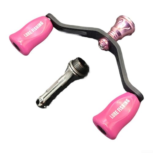 Ersatz-Doppel-Wippgriff mit Balance-Bar, 29 g, Kohlefaser für EXLSTLT für Fuego, Angelausrüstung, Upgrade (Hellrosa) von Fauhapyway