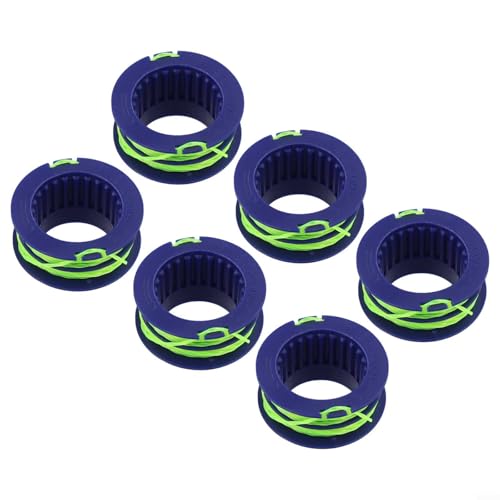 Ersatz-Trimmerfaden 6 m Spule 0 20,3 cm für 12403 perfekt für Gartenwartungsaufgaben (6 Stück) von Fauhapyway