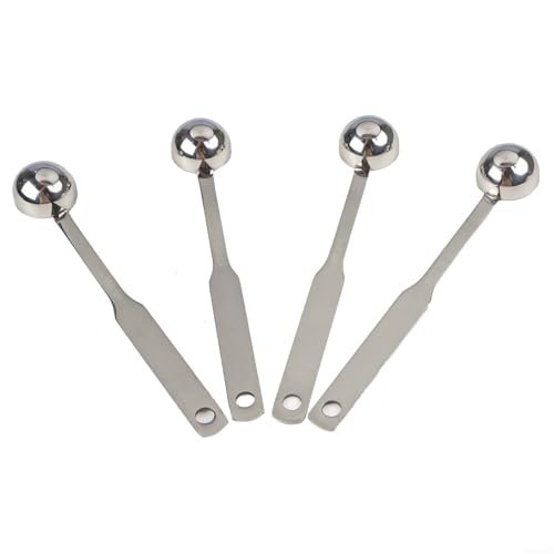 Essential Kitchen Tool Edelstahl-Kaffeeschaufel mit langem Griff für 8 ml und 25 ml (8 ml) von Fauhapyway