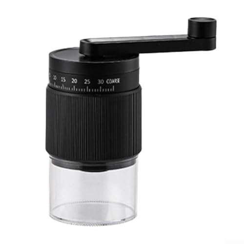 Externe Kaffeemühle mit 35-Gang-Einstellung, konsistenter und aromatischer Kaffeesatz (schwarz) von Fauhapyway