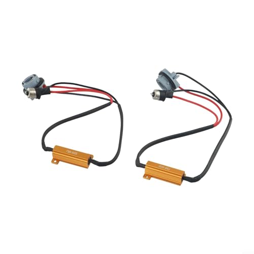 Fauhapyway 2 x Lastwiderstands-Decoder, LED-Glühbirne, Obc Canceller, Decoder, Last-Canbus-Widerstand für DRLS, Nebelscheinwerfer, Rücklichter Fauhapyway 2 x Lastwiderstands-Decoder, LED-Glühbirne, Obc Canceller, Decoder, Last-Canbus-Widerstand für DRLS, Nebelscheinwerfer, Rücklichter von Fauhapyway