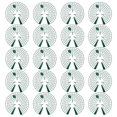 Fauhapyway 20 Stück Pflanzenstütze Erdbeerhalter Growing Rack Regale schützen Obst vor Staub Schnecken Bodenabstand Sicherheit Garten Balkon Outdoor von Fauhapyway