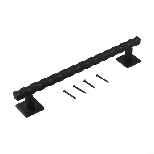 Fauhapyway 30,5 cm Scheunentürgriff aus Metall, industrieller Stil, robuster Griff für drinnen und draußen, Bauernhaus Fauhapyway 30,5 cm Scheunentürgriff aus Metall, industrieller Stil, robuster Griff für drinnen und draußen, Bauernhaus von Fauhapyway