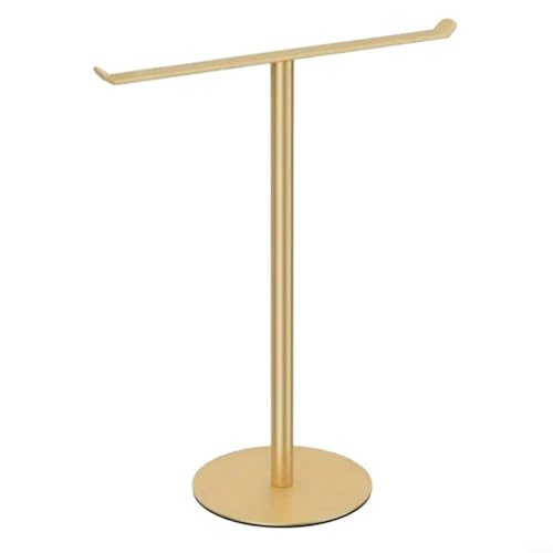 Fauhapyway 304 Handtuchhalter Edelstahl Arbeitsplatte Badezimmer Aufbewahrung Halter mit beschwertem Boden Modern Vertikaler Ständer Gebürstetes Gold von Fauhapyway