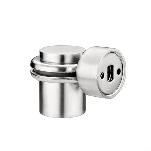 Fauhapyway 304 Türstopper Edelstahl magnetisch mit eingebauter Feder Anti-Kollision Bodenmontage Stop Türstopper von Fauhapyway