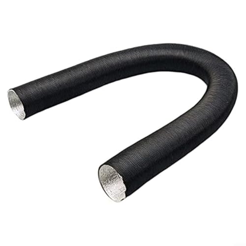 Fauhapyway 42 mm Aluminiumfolie Lufteinlass Heizk schwarz flexibel hitzebeständig Rohr für Diesel Standheizung System (300 cm) von Fauhapyway