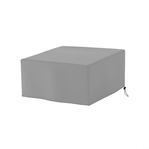 Fauhapyway 420D Oxford Cloth BBQ Cover Waterproof Outdoor Grill Protective Square Barbecue With Drawstring 45X45X28cm Black (Grey) von Fauhapyway