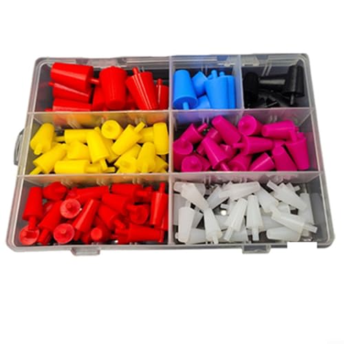 Fauhapyway 60 Stück Hochtemperatur-Silikon-konisches Kit für Pulverbeschichtung, Malerei, Galvanik, Eloxieren, Sandstrahlen, 7 Größen, mit Aufbewahrungsbox Fauhapyway 60 Stück Hochtemperatur-Silikon-konisches Kit für Pulverbeschichtung, Malerei, Galvanik, Eloxieren, Sandstrahlen, 7 Größen, mit Aufbewahrungsbox von Fauhapyway