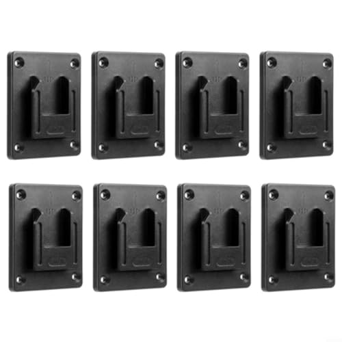 Fauhapyway 8 x Wandhalterungshaken für Dewalt, Werkzeughalter für 12 V-20 V und 18 V Bohrmaschinen zur Organisation von Werkzeugen (schwarz) von Fauhapyway
