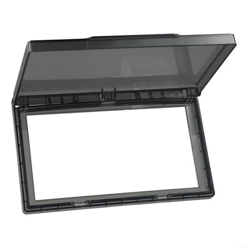 Fauhapyway 86 Dekorateur Lichtschalter Wasserdicht Ultradünne Wandabdeckung Typ Steckdose Reversible Spritzer Staub Öl Resistant PC Panel Sicherheitsschutz (Schwarz) von Fauhapyway