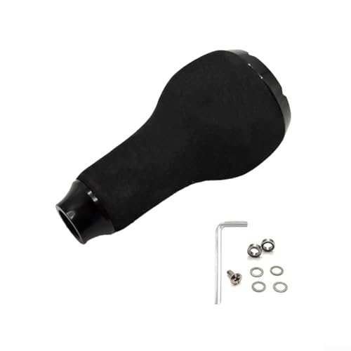 Fauhapyway Angelrollengriff für DAIWA Spinningscast-Rollen, kompatibel mit CARDIF, MIRAVEL, WANFORD, und Sephia Serie für einfache Montage (1 Set schwarz) von Fauhapyway