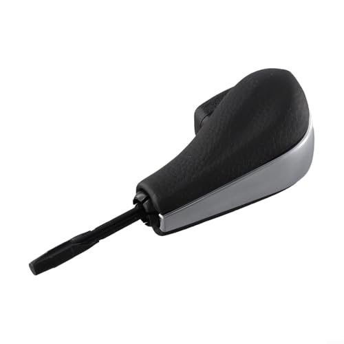 Fauhapyway Automatischer Schaltknauf kurz lang Typ E39 E46 E53 E60 E61 E63 E64 E81 E82 E87 E90 E91 E92 E93 PU-Leder ABS (58 mm Silber) von Fauhapyway