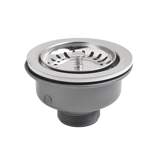 Fauhapyway Edelstahl-Abflusssieb für die Küchenspüle, Doppelfilter, Ablaufsystem mit 110 mm oberem Durchmesser Fauhapyway Edelstahl-Abflusssieb für die Küchenspüle, Doppelfilter, Ablaufsystem mit 110 mm oberem Durchmesser von Fauhapyway